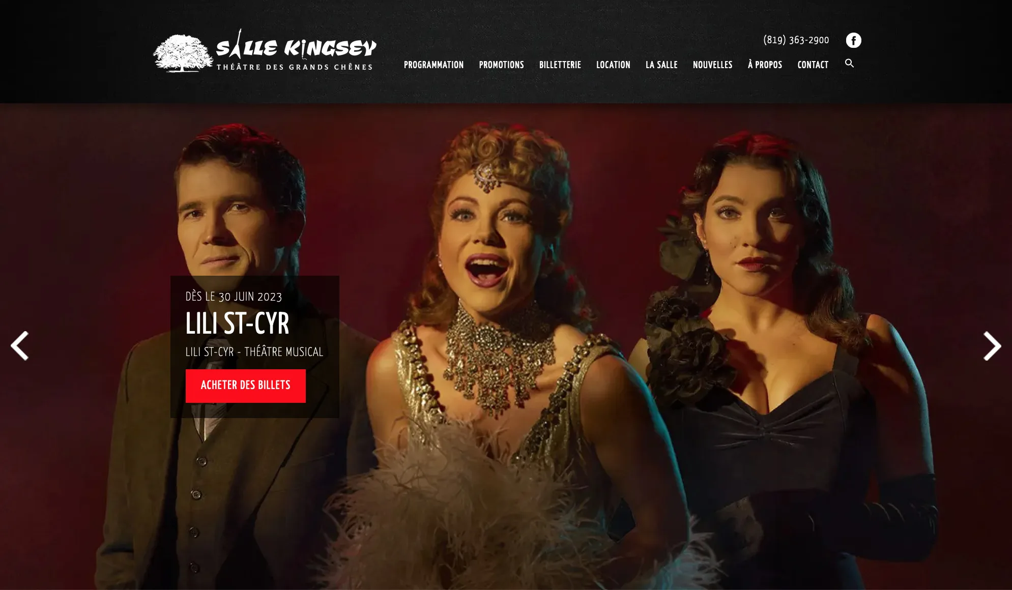 Photo du site de la Salle Kingsey