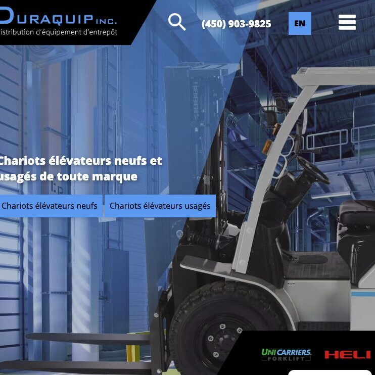 Site Web pour Duraquip
